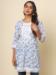 Picture of Classy Cotton Light Steel Blue Kurtis & Tunic