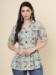 Picture of Superb Cotton Light Slate Grey Kurtis & Tunic