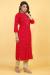 Picture of Ravishing Rayon Indian Red Kurtis & Tunic