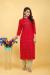 Picture of Ravishing Rayon Indian Red Kurtis & Tunic