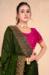 Picture of Nice Georgette Dark Green Saree