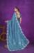 Picture of Sightly Silk Cadet Blue Saree