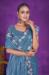 Picture of Sightly Silk Cadet Blue Saree