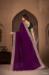 Picture of Comely Georgette Purple Saree