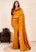 Picture of Ideal Georgette Dark Orange Saree