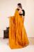 Picture of Ideal Georgette Dark Orange Saree