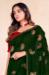 Picture of Taking Georgette Dark Olive Green Saree