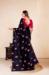 Picture of Admirable Georgette Navy Blue Saree