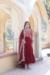 Picture of Appealing Georgette Maroon Readymade Gown