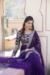 Picture of Statuesque Georgette Purple Readymade Gown