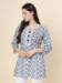 Picture of Resplendent Cotton Light Steel Blue Kurtis & Tunic