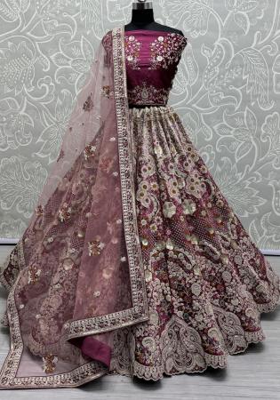 Picture of Radiant Chiffon Dim Gray Lehenga Choli