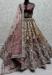 Picture of Alluring Chiffon Maroon Lehenga Choli