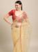 Picture of Taking Net Dark Khaki Saree