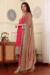 Picture of Georgette Fire Brick Straight Cut Salwar Kameez