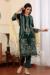 Picture of Georgette Medium Sea Green Straight Cut Salwar Kameez