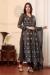 Picture of Georgette Rosy Brown Straight Cut Salwar Kameez