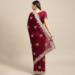 Picture of Superb Silk Plum Saree