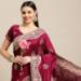 Picture of Superb Silk Maroon Saree