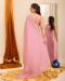 Picture of Fascinating Georgette Light Coral Saree