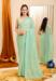 Picture of Pleasing Georgette Dark Sea Green Saree