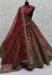 Picture of Wonderful Chiffon Maroon Lehenga Choli