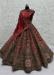 Picture of Wonderful Chiffon Maroon Lehenga Choli