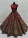 Picture of Wonderful Chiffon Maroon Lehenga Choli