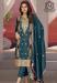 Picture of Chiffon Dark Slate Grey Straight Cut Salwar Kameez