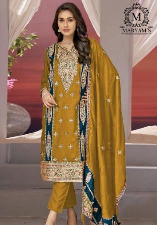 Picture of Fine Chiffon Peru Straight Cut Salwar Kameez