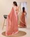 Picture of Resplendent Chiffon Dark Salmon Saree