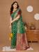 Picture of Nice Silk Dark Green Saree