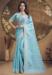 Picture of Classy Silk Light Steel Blue Saree