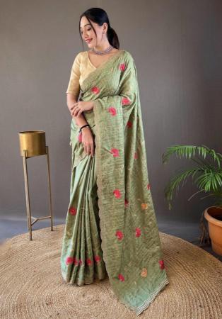 Picture of Taking Silk Tan Saree