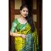 Picture of Delightful Silk Dark Golden Rod Saree