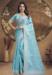 Picture of Statuesque Silk Light Steel Blue Saree