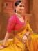 Picture of Exquisite Silk Orange Saree