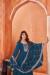 Picture of Silk Midnight Blue Straight Cut Salwar Kameez