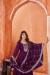 Picture of Pretty Silk Purple Straight Cut Salwar Kameez