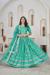 Picture of Alluring Georgette Dark Cyan & Lehenga Choli