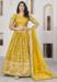 Picture of Gorgeous Georgette Dark Golden Rod Lehenga Choli