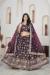 Picture of Magnificent Georgette Dark Olive Green Lehenga Choli