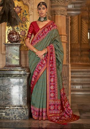 Picture of Radiant Silk Dark Slate Grey Saree