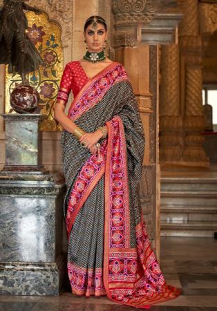 Picture of Charming Silk Dim Gray Saree