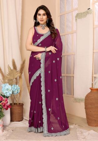 Picture of Appealing Silk Brown Saree