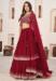 Picture of Ideal Georgette Fire Brick Lehenga Choli