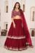 Picture of Ideal Georgette Fire Brick Lehenga Choli