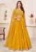 Picture of Sublime Georgette Yellow Lehenga Choli