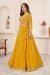 Picture of Sublime Georgette Yellow Lehenga Choli