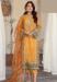 Picture of Organza Golden Rod Straight Cut Salwar Kameez